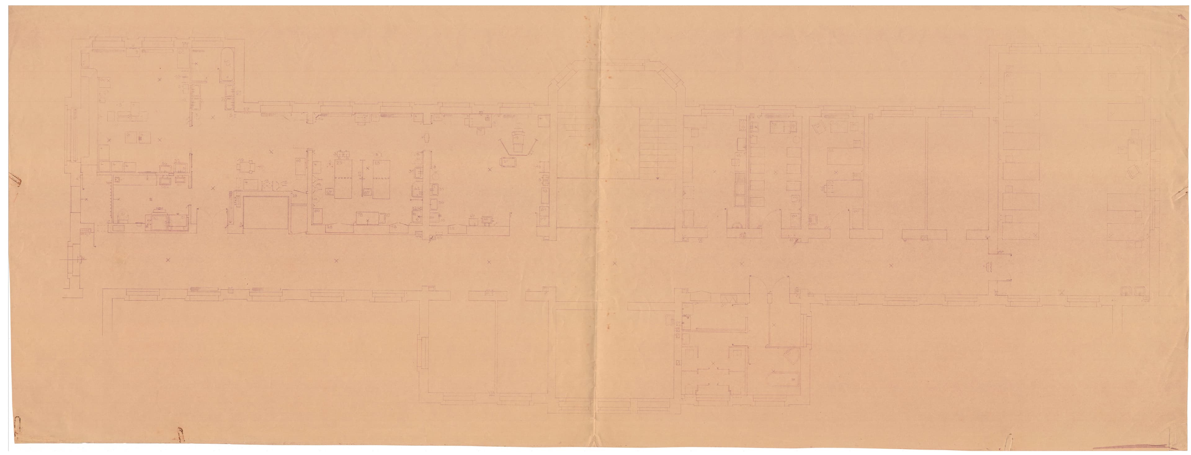Otto Koenigsberger. Otto Koenigsberger, unidentified hospital floor plan, 1930s. Credit: AA Archives: 2012:P148