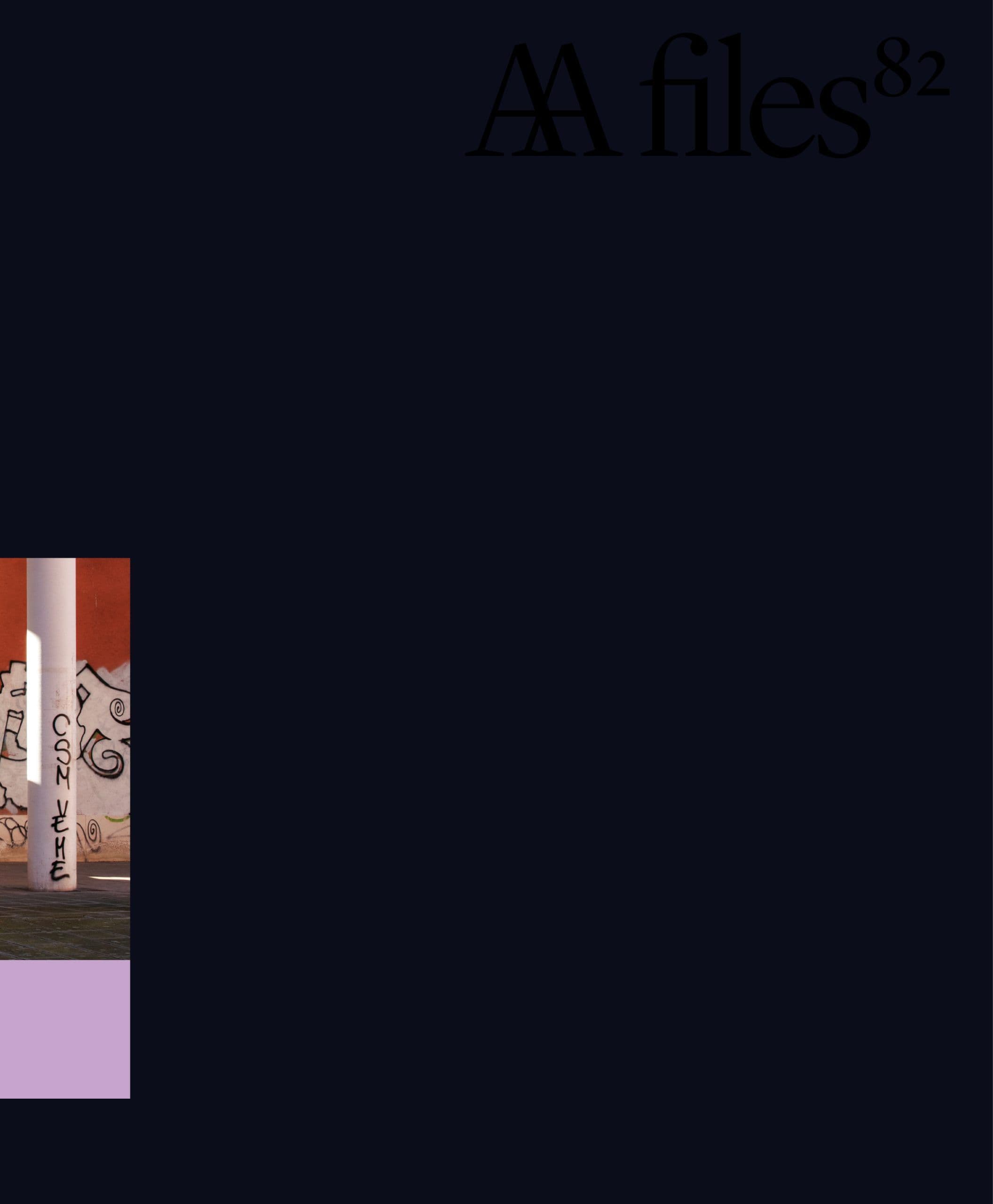 Cover artwork for AA Files 82