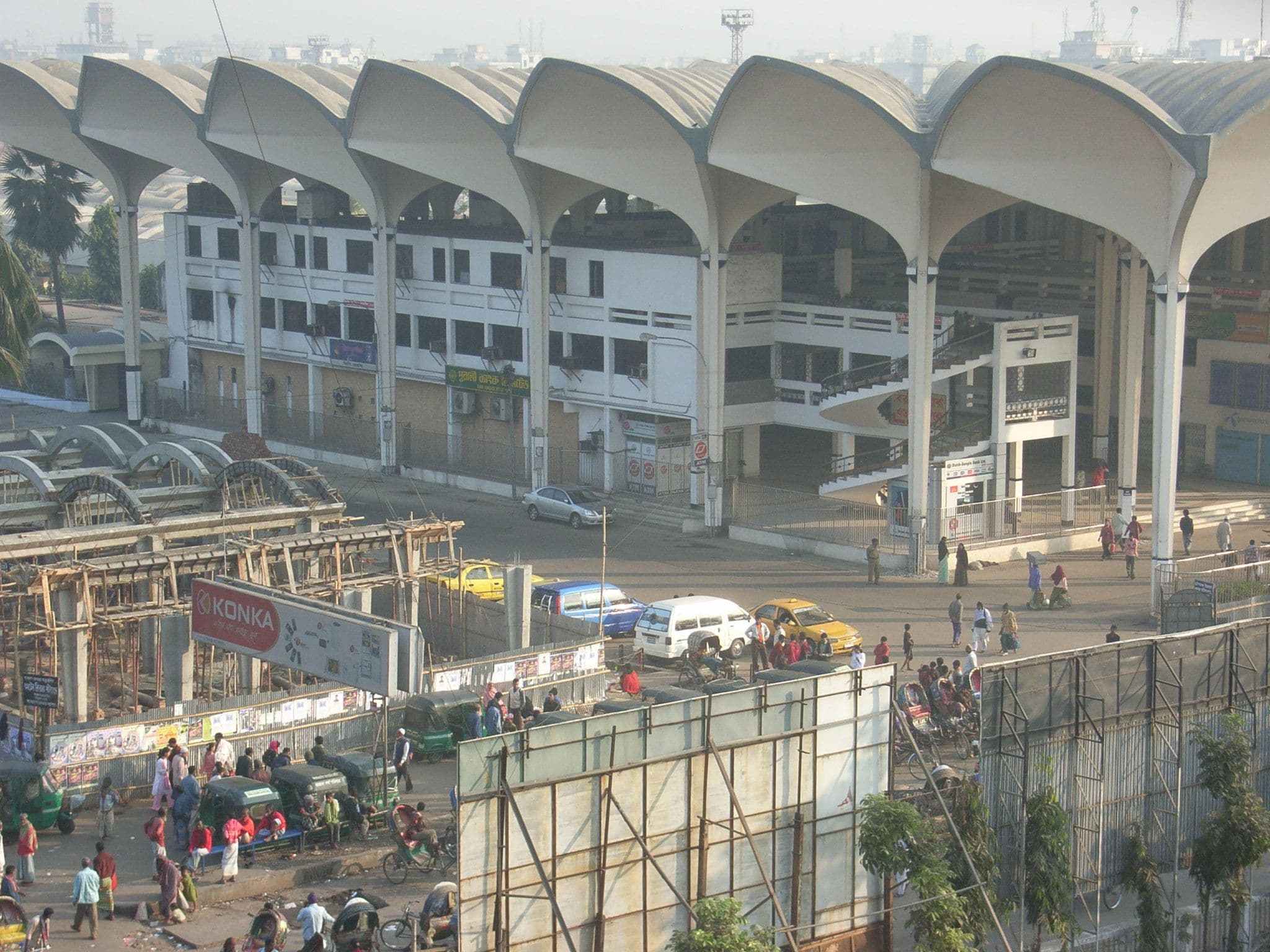Louis Berger Inc., Kamalapur Railway  Station, Dhakar, Bangladesh (1968). Photograph: Shakil Ahmed, CC BY-SA 3.0 Wikipedia