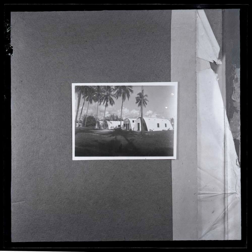 DTA Lantern Slide Library. Slide taken from an unidentified publication, showing unknown buildings.