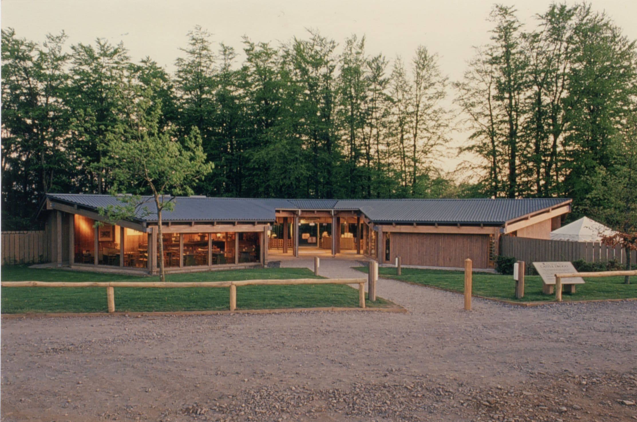 Harrison Sutton Partnership, National Trust Visitor Centre, Castle Drogo, Devon.  Photograph courtesy of Ski Harrison.