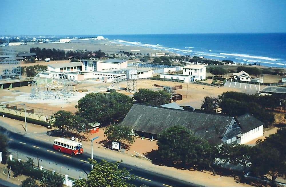 Community Centre and Marine Drive, Accra, 1958, photograph by Michael Hirst