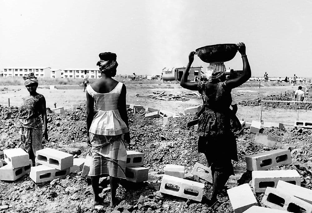  Female building labourers, Tema Community 1, 1958, photograph by Michael Hirst