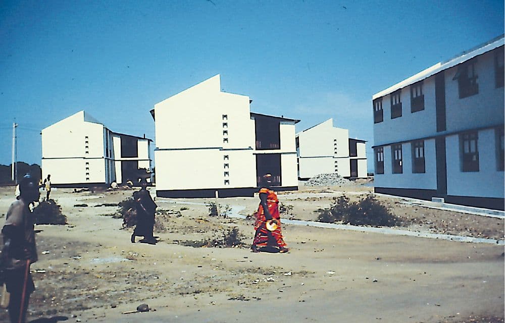 AE Type flats, Tema Community 1, site 16, 1958, photograph by Michael Hirst