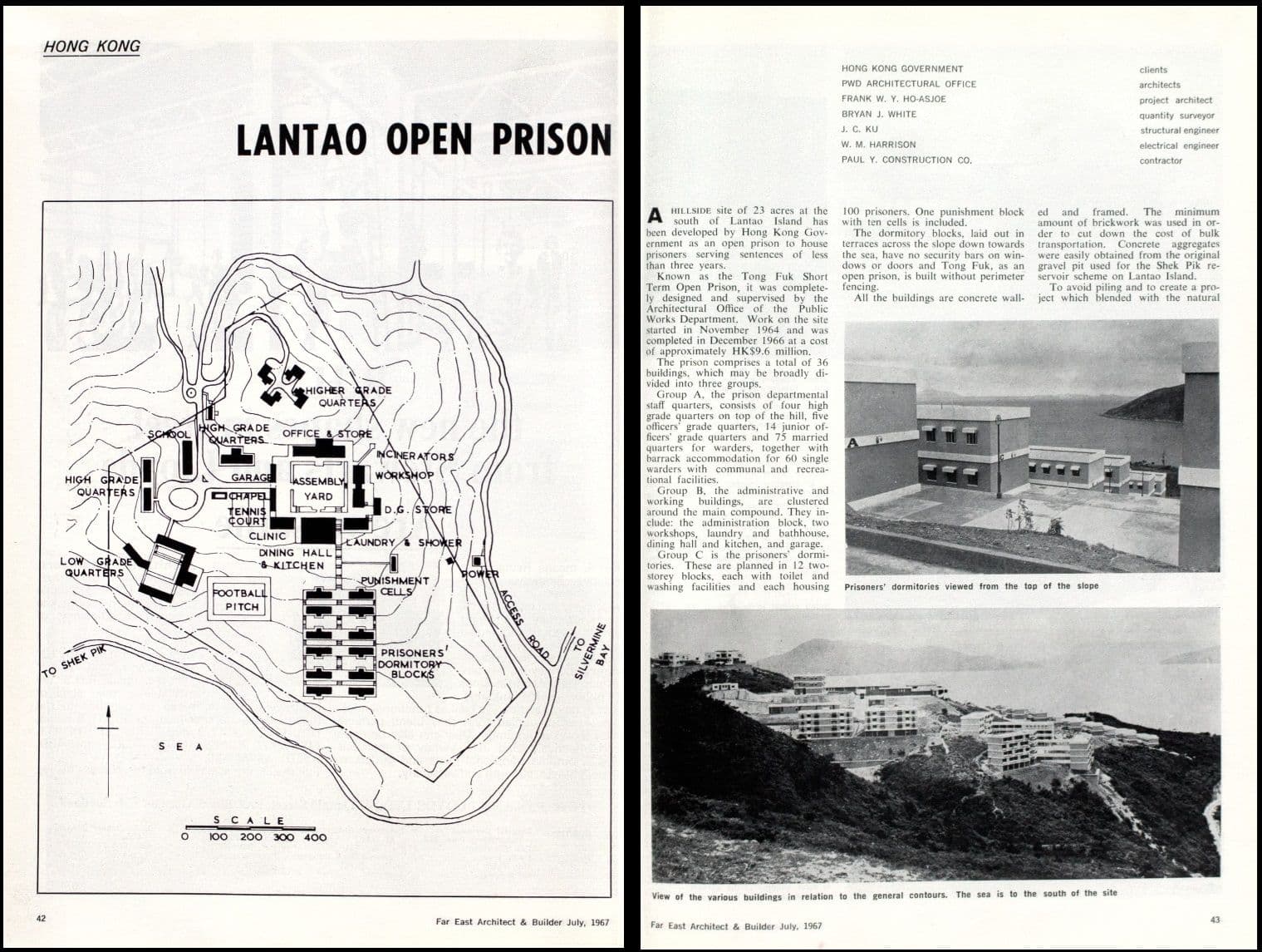 Lantao Open Prison, 1967