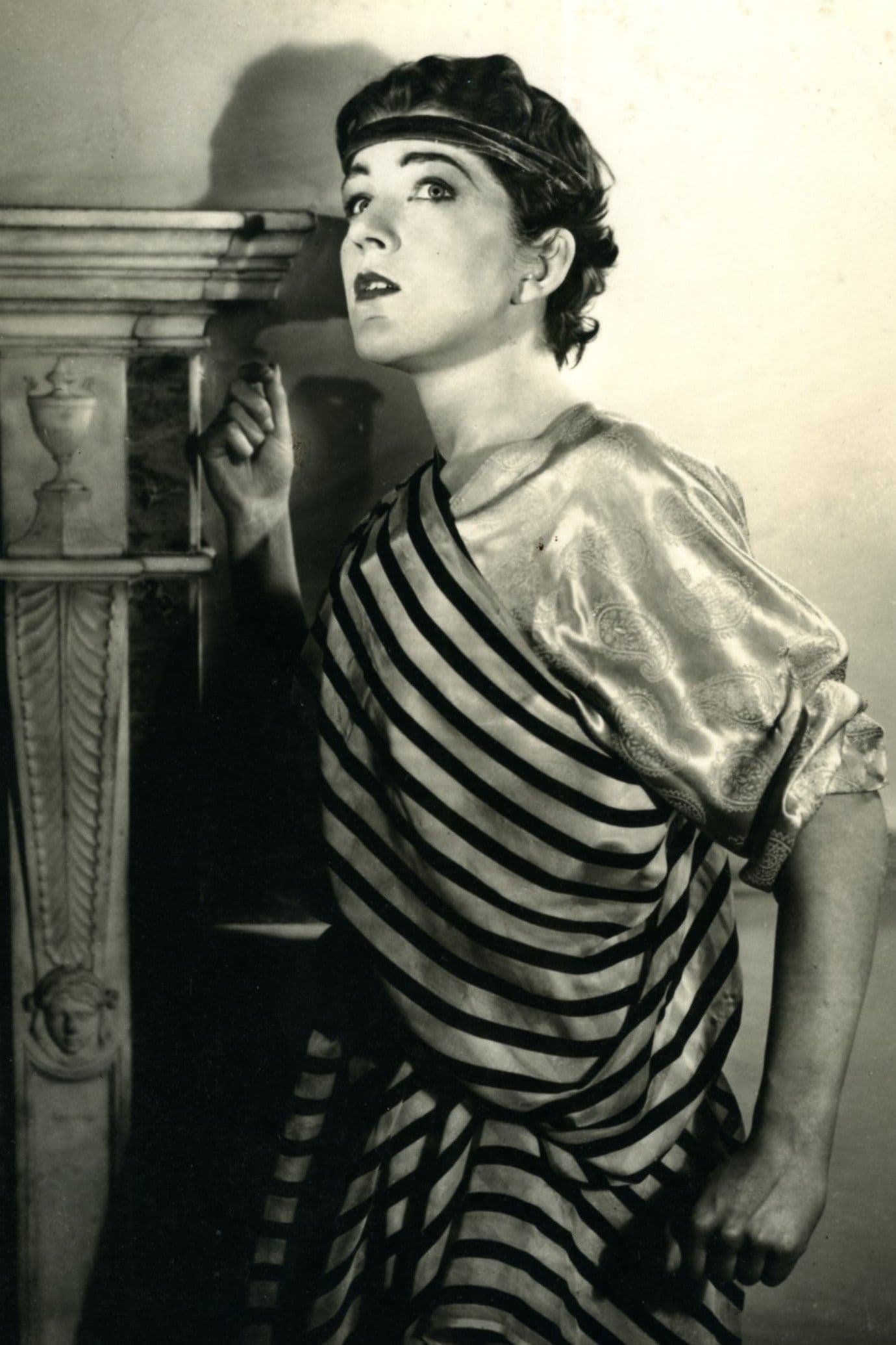 Anna Tomlinson in the AA Pantomime, early 1950s. Photograph: courtesy of Tristram and Aldous Hodgkinson