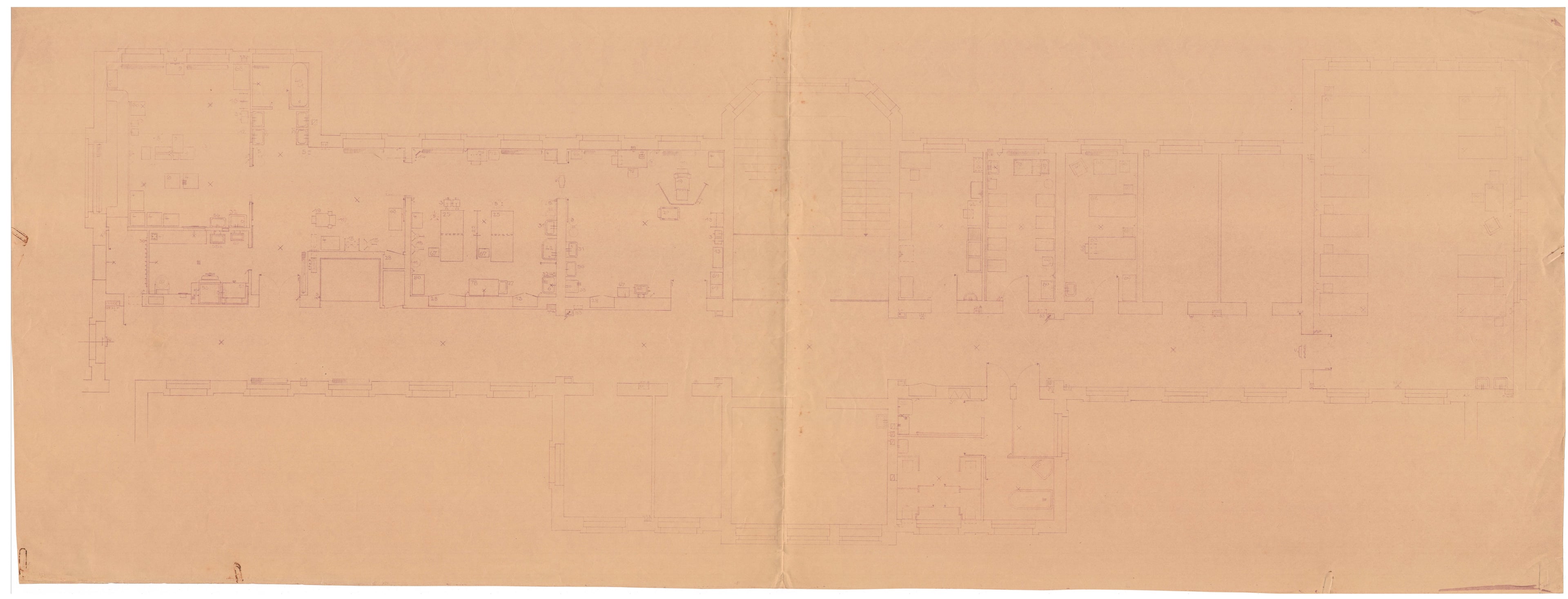 Otto Koenigsberger. Otto Koenigsberger, unidentified hospital floor plan, 1930s. Credit: AA Archives: 2012:P148