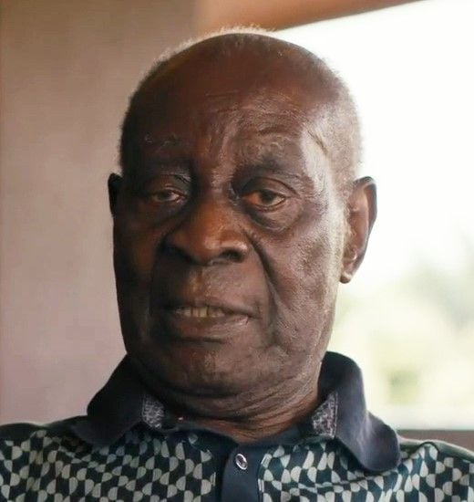 John Owuso Addo, film still from 'Tropical Modernism: Architecture and Independence', Dir.: Christopher Turner, Bushra Mohamed, Nana Biamah-Ofosu; Cameraman, Charlie Laing, 2023. V&A Publications.