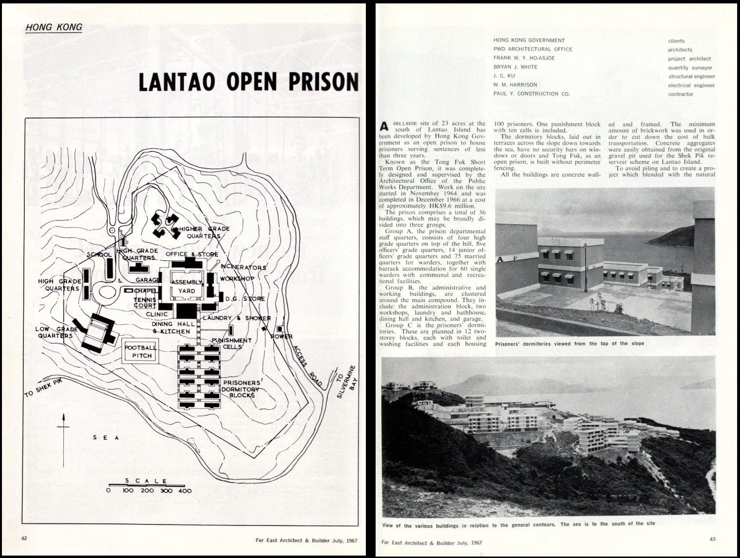 Lantao Open Prison, 1967