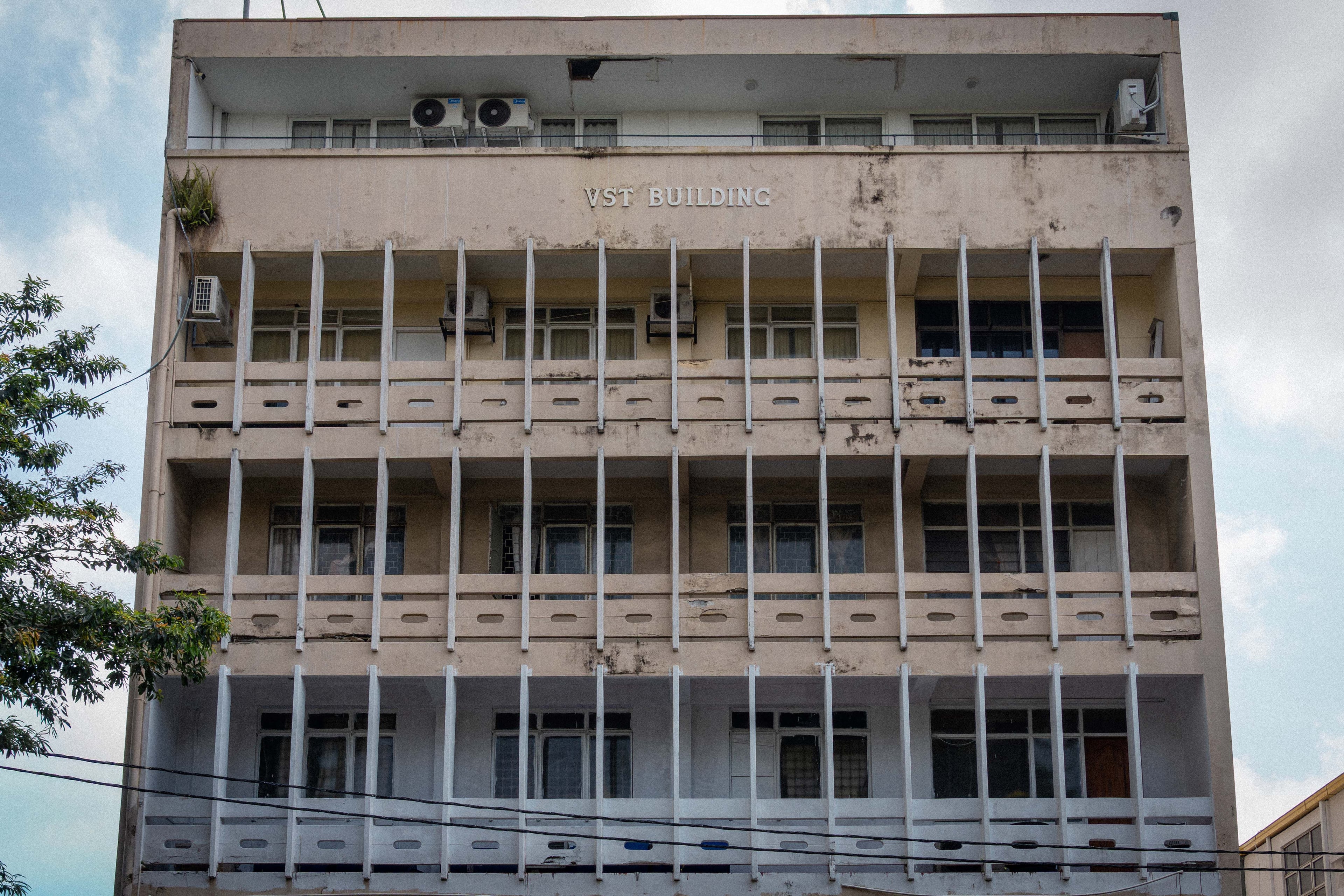 Velupillai Suppiah Thurairajah, VST Building, Colombo, 1969. Photograph: © Angus Taylor and Yael Hotomlansky.