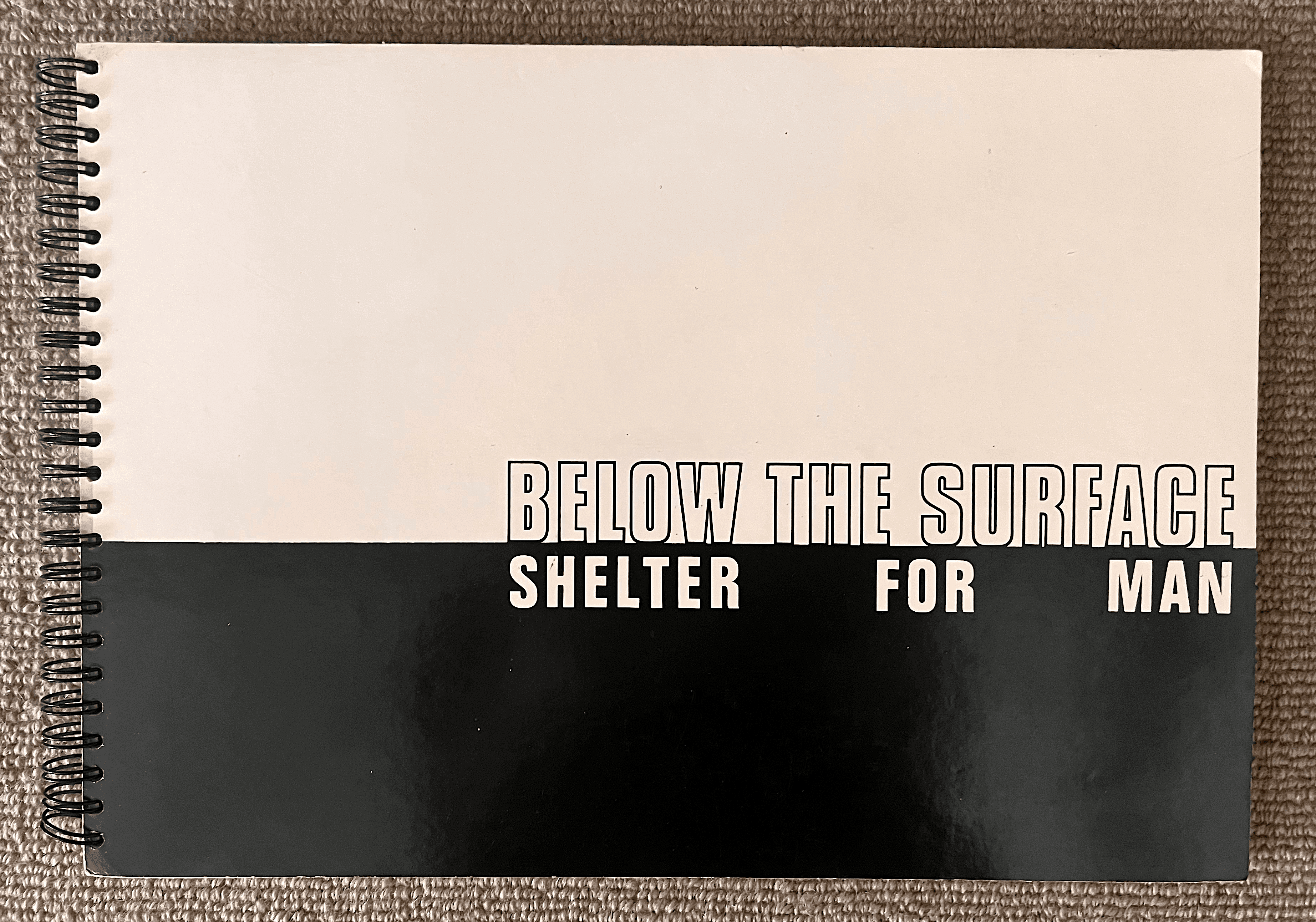Doreen King (O'Grady), 'Below The Surface: Shelter for Man'. AA Dept. of Development and Tropical Studies. AA Archives.