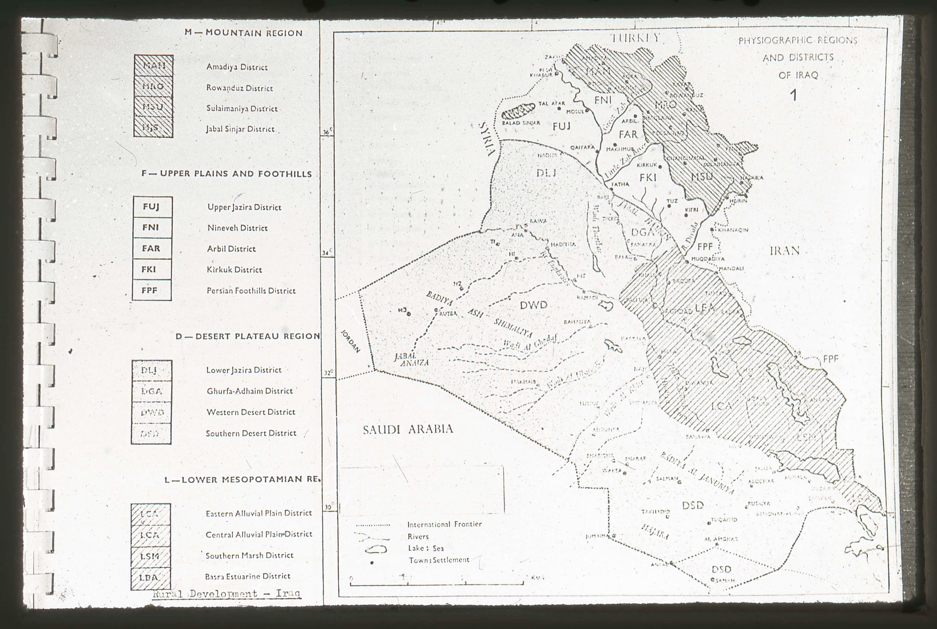 Saadi Majid Al-Timimi, Rural Development Plan, Iraq. AA Dept. of Development and Tropical Studies, 1969. AA Archives