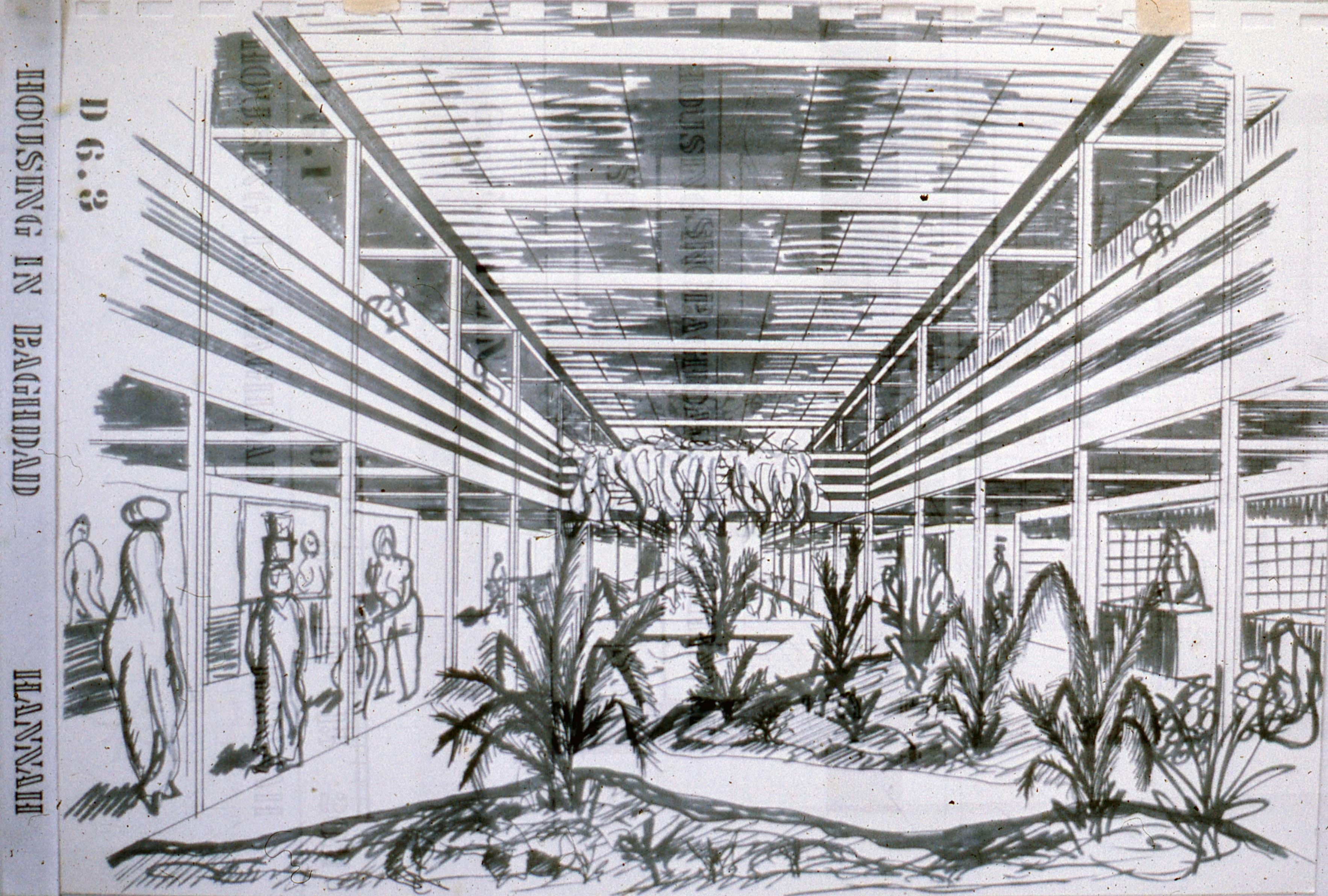 Matti Barsoom Hannah. Development Plan, Baghdad, Iraq. AA Dept. of Development and Tropical Studies, 1969.